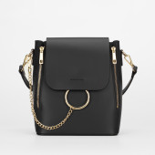 Rucsac dama piele naturala DiAmanti Catania Negru